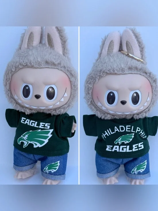 Eagles Labubu 2pc outfit Philadelphia