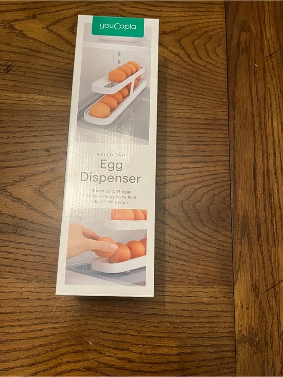 YouCopia RollDown Egg Dispenser, new