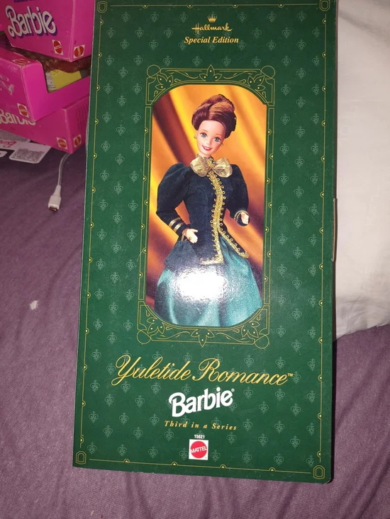 Barbie Yuletide Romance Doll in Green and Gold Holiday Gown
