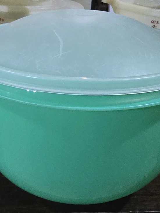 Vintage Tuppeerware Lettuc Crisper       Mixing Bowl with Lid - Home Kitchen