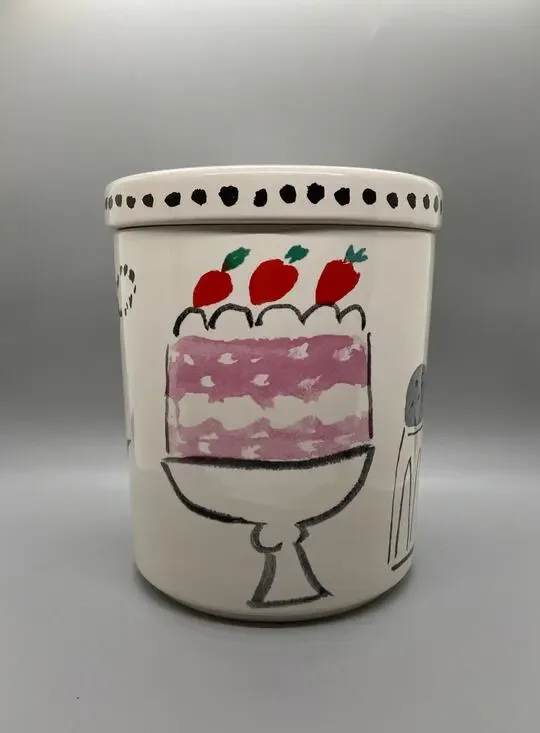 Retired Kate Spade New York Lenox Ceramic All in Good Taste Canister