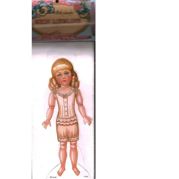 Vintage 1990 Peck-Gandre Mein Liebling Paper Doll Set Antique Style Reproduction