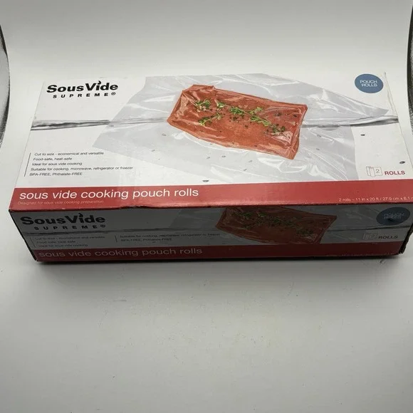 SousVide Supreme Vacuum Seal Rolls, 11 inches‎ x 20 feet, 2 Rolls In Box