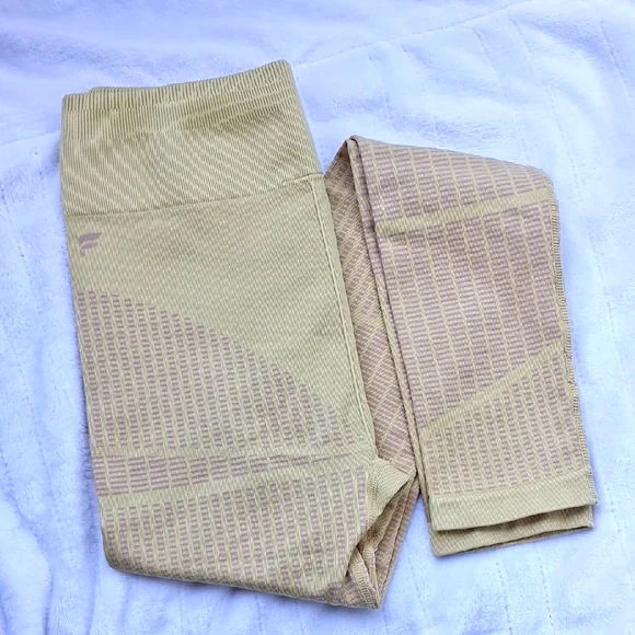 Fabletics Yellow Seamless Leggings Size S