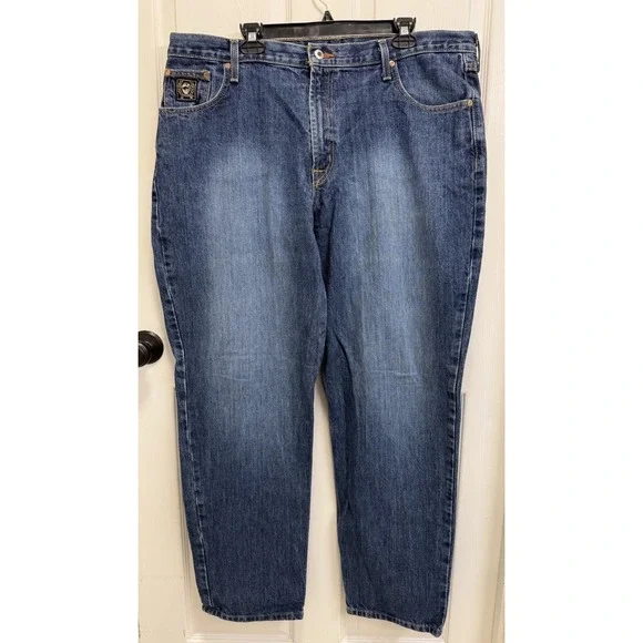 Cinch Jeans Mens 40x34 (33L) Black Label Blue Denim Work Wear Cowboy Ranch Rodeo