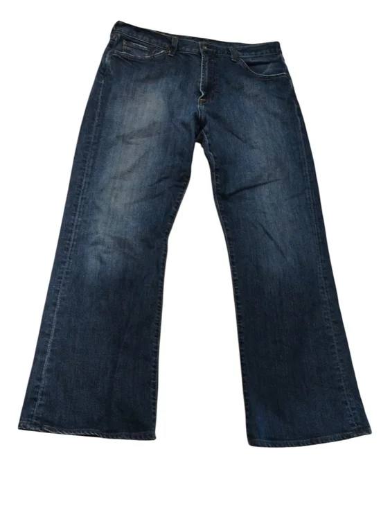 Lucky Brand By Gene Montreano Women's Dark Indigo Bootcut Jeans SZ 33