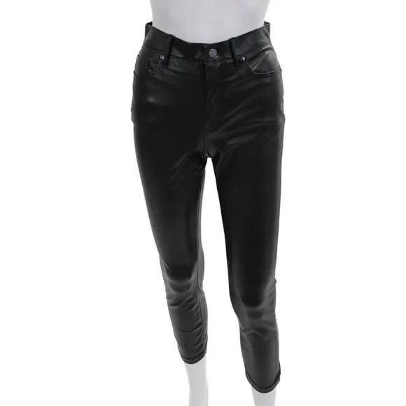 Sam Edelman, Womens Cropped Ankle Jegging Pants Black Size 24