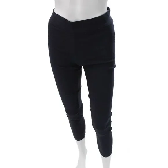 Avenue Montaigne Womens Ankle Leggings Blue Viscose Blend Size 0