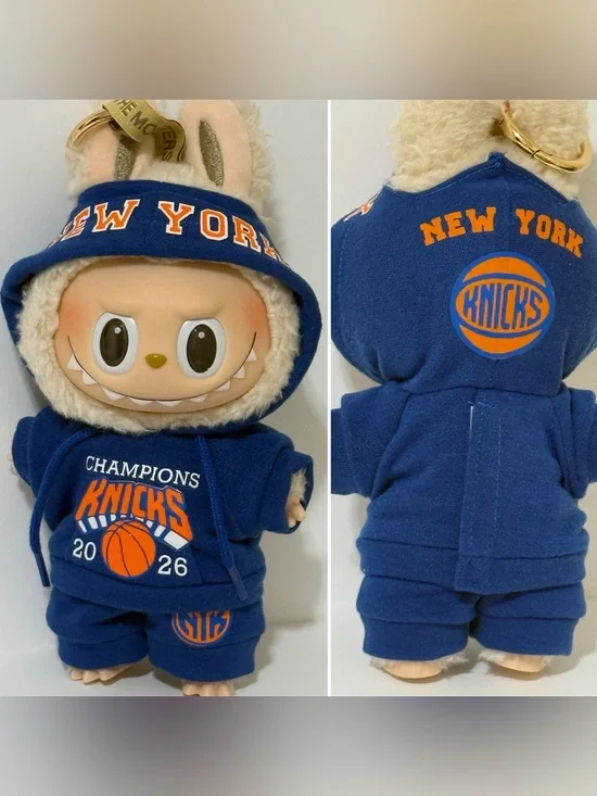Knicks Labubu 2pc “CHAMPIONS 2026” outfit New York NY