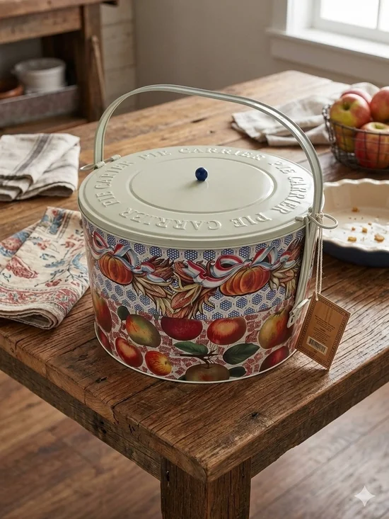 John Derian for Target Fall Metal Pie Carrier Transporter 11