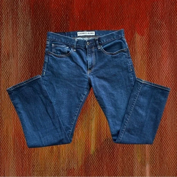 EXPRESS Men’s Rocco Slim Fit Straight Leg Jeans