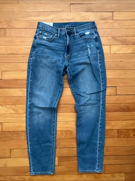 Abercrombie & Fitch - Men Athletic Slim Blue Denim Jeans 30x32