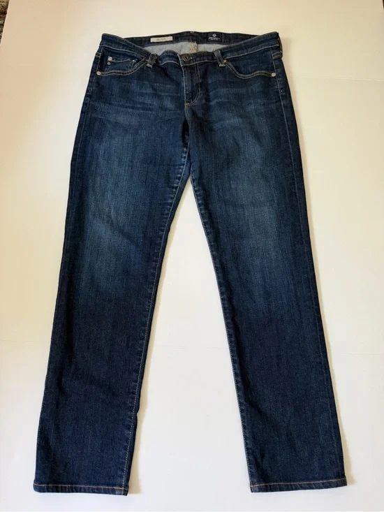 AG Adriano Goldschmied Men's Dark Blue Bootcut Jeans