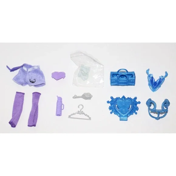 MONSTER HIGH Skulltimate Secrets Wardrobe Locker Closet Abbey Doll Accessories!