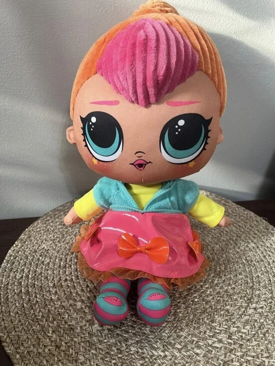 L.O.L. Surprise Huggable Neon Q.T. Large Plush Doll 16