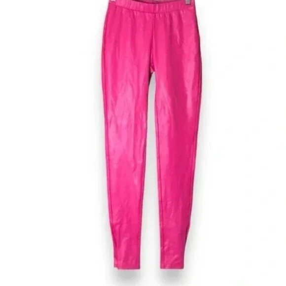 Generation Love Josie‎ Vegan Leather High Rise Leggings Hot Pink NWT SZ M