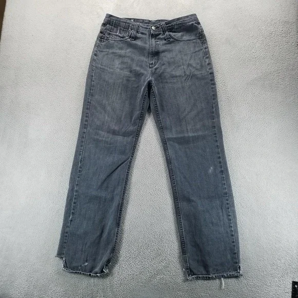 VTG Artful Dodger Jeans Mens 32x32 Blue Straight Distressed Hip Hop Skater‎