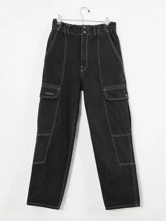 BDG Urban Outfitters Relaxed Skate Cargo Jeans Black Men’s 30 Y2K