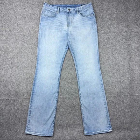 Buffalo David Bitton Jeans Mens 36x34 Light Blue Slim Boot King Stretch Denim