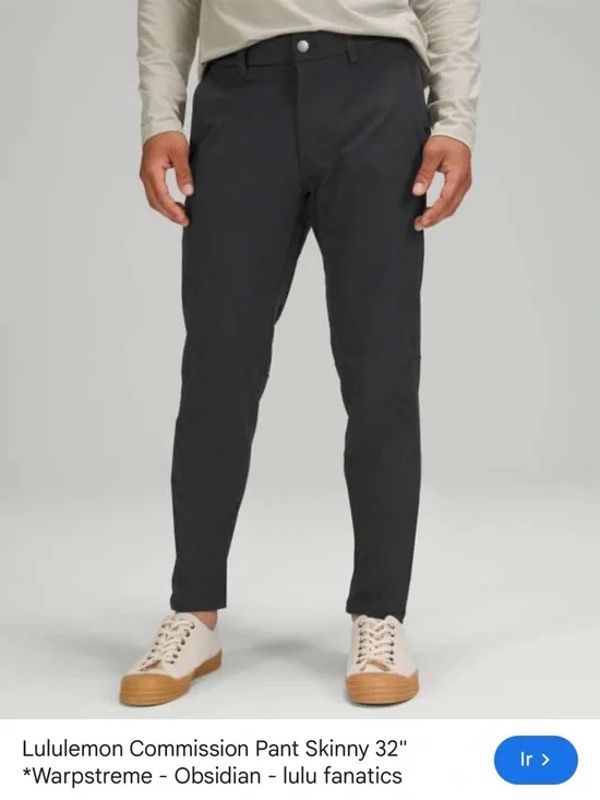 lululemon athletica Commission Skinny Pants - Obsidian Black