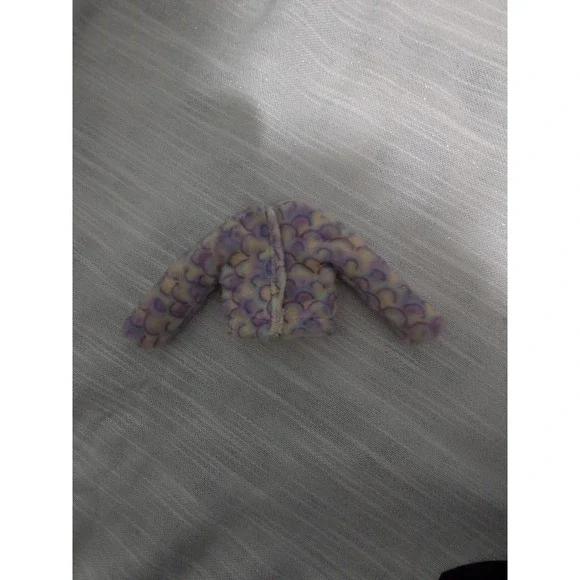 Vintage Barbie‎ Doll Purple Pink White Soft Thick Fleece Reversible