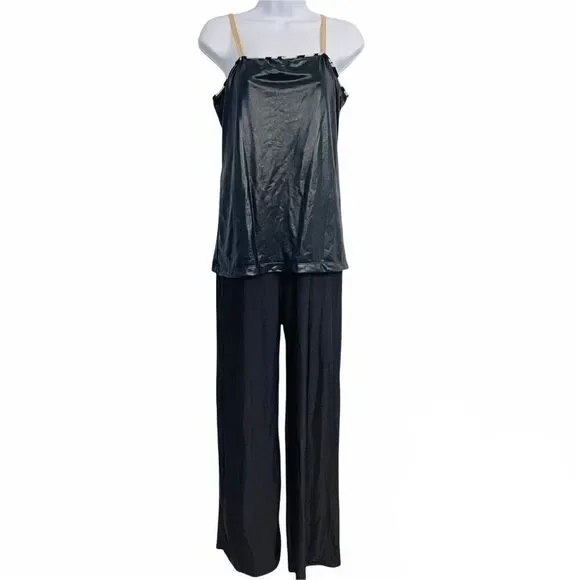 Revolution Dancewear 0417 Womens M Dance Black One Piece Competition Theatre