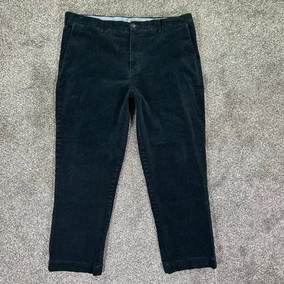 Polo Ralph Lauren Stretch Classic Fit Corduroy Pants Men 40x30 Black Casual Work
