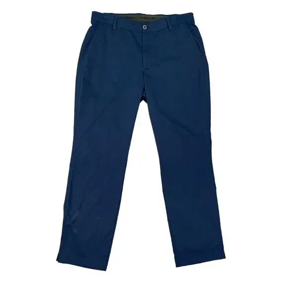 Under Armour Pants Mens 36 Academy Blue Showdown Golf Flex Waistband Straight‎