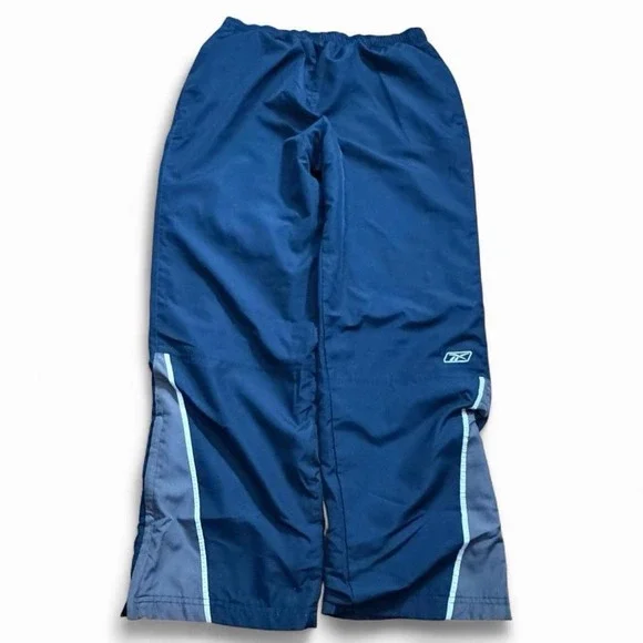 Vintage Reebok Zipper Track Pants Men's Size Large Retro Y2K 2000s Gym Training