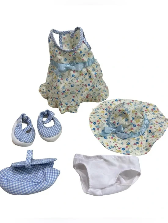 Ty Gear Beanie Baby Floral Dress,‎ Hat, Shoes & Accessories Bear NOT included