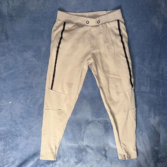 Zara joggers with black side stripes