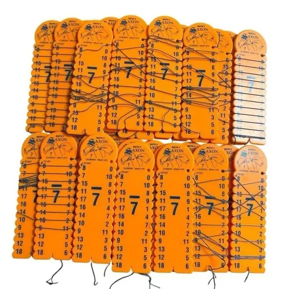 Axon Math 2 Subtraction Learning Wrap-Ups Number 7 Lot Of 31