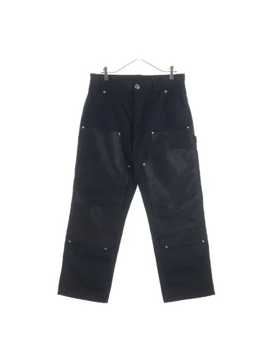 Chrome Hearts Carpenter Double Knee Leather with Cross Patch Switchable Nylon