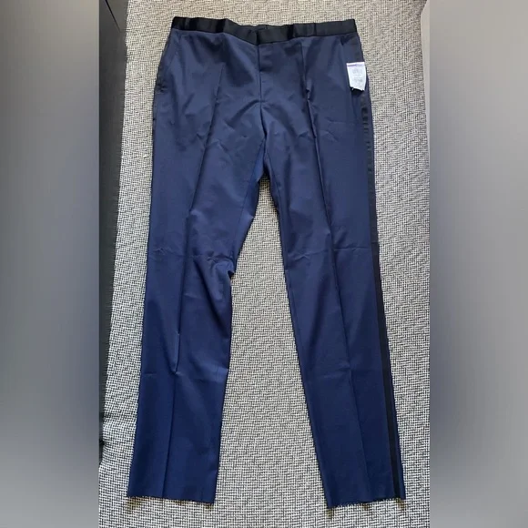 Hugo Boss Men's Deep Blue Dress Pants