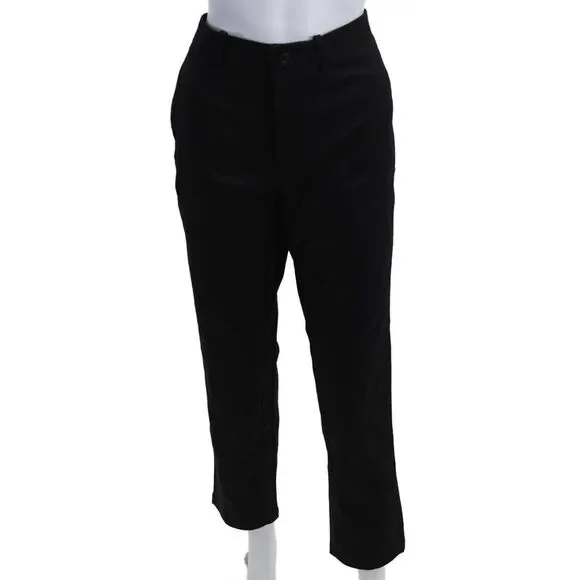 Massimo Dutti Men Ankle Cropped Dress Pants Black Size 30