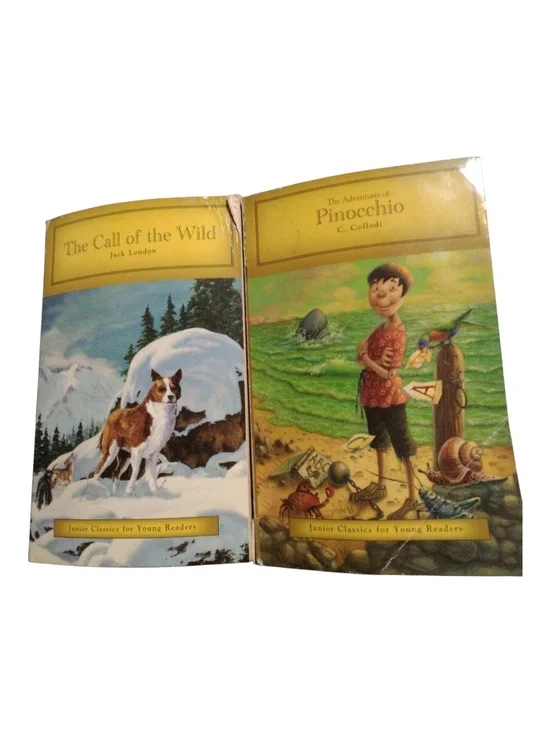Classic Kids Book Set - The Call of the Wild & Pinocchio