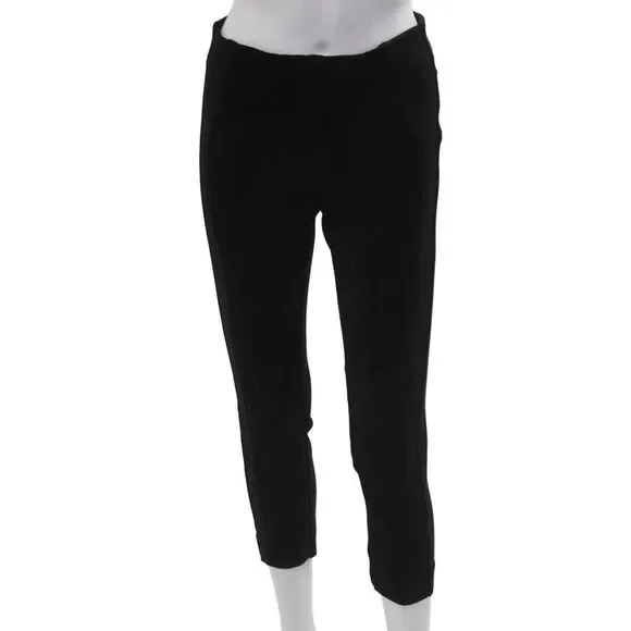 Ecru Women Cropped Ankle Black Pants Size S