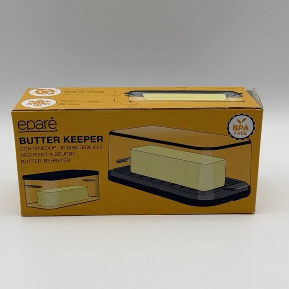 Eparé Butter Keeper BPA-Free Butter Dish – Dishwasher‎ & Freezer Safe