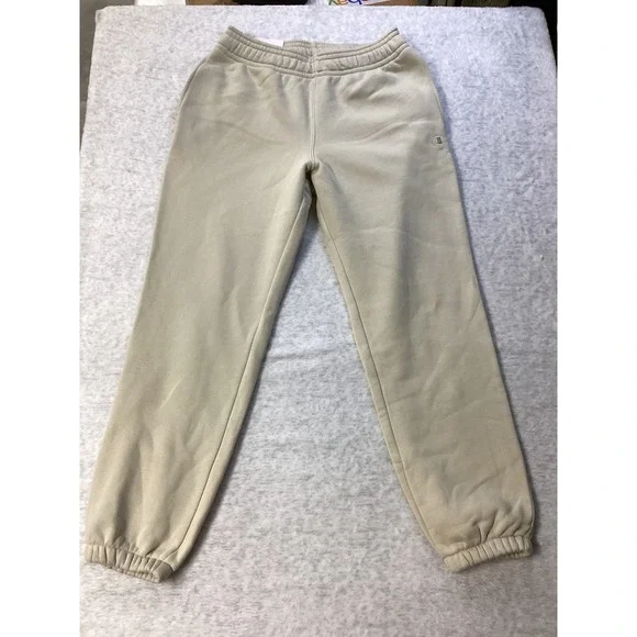 Champion Mens Fleece‎ Jogger Sweatpants Beige Tan Small NWT P0071110968