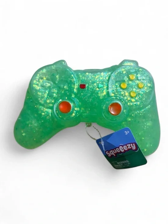 Squeeezy Sugar Squeeze Game Controller – Green Glitter