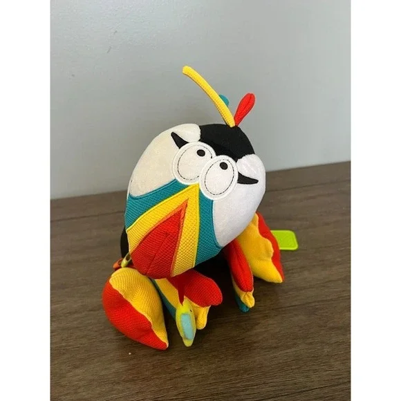 Dolce Primo Toucan Sensory Activity Plush Toy Teether Crinkle Squeak‎ 12