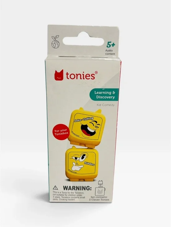 Tonies Clever Tonies Kid Comedy Audio Set Joke Telling Riddles 2 Pack - NEW