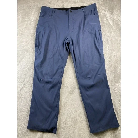 Orvis Pants Mens Blue Outdoor‎ Nylon Stretch Fabric Fleece Lined 40x30