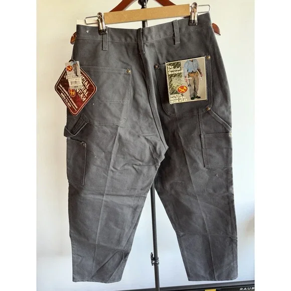NWT OFFICIAL INDUSTRIAL WORKWEAR Double Knee Pants Size 32/30 Carhartt