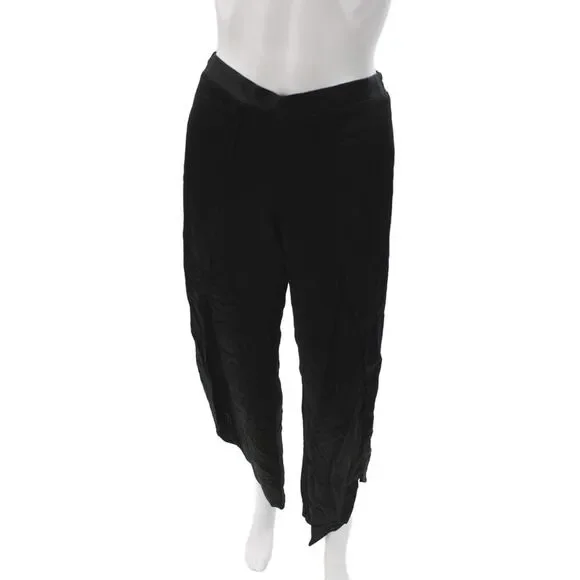 Drew Unisex Black Dress Pants 100% Rayon Size XS
