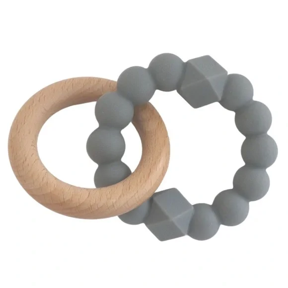 Jellystone Designs | Moon Teether - Grey