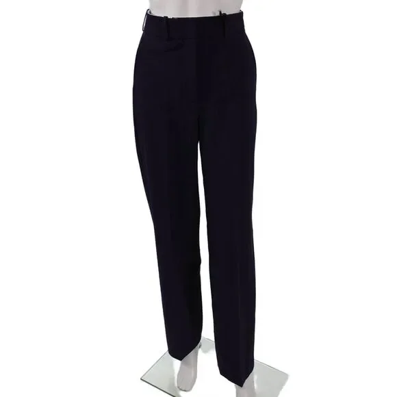 Seventy Womens Dress Pants Purple Solid Polyester Zip Size 40