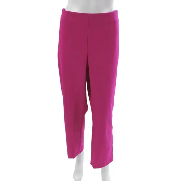 Rachel Zoe Women Dress Pants Pink Pull On Size 16