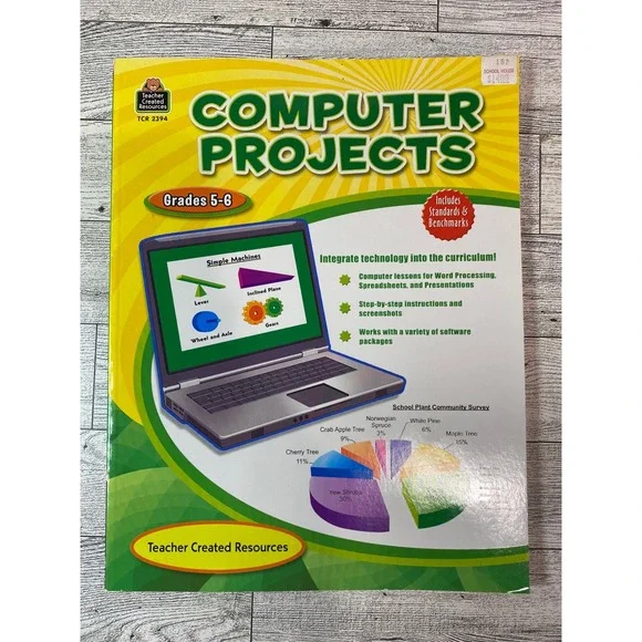 Computer‎ Projects Activity Book Grades 5-6 (Age 10-12) Steve Butz 2014 TCR 2394