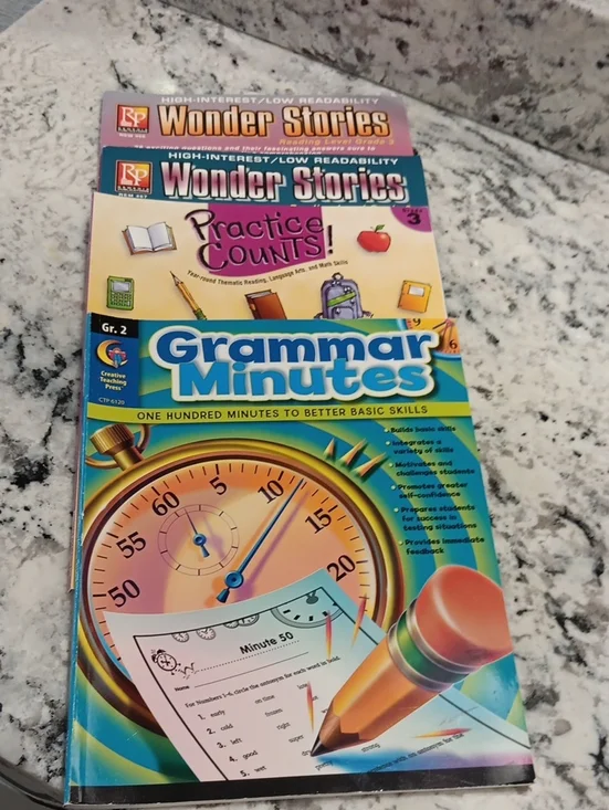 Four 2nd and 3rd Grade Educational Books